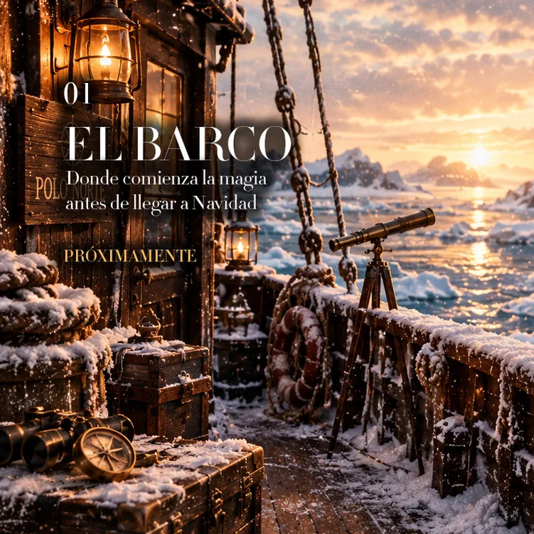 01 · El Barco: donde comienza la magia antes de llegar a Navidad. Próximamente.